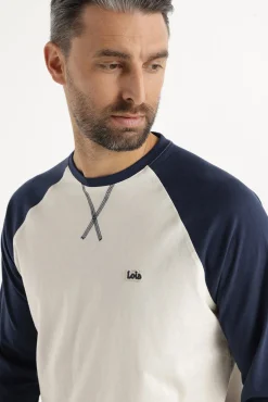 Lois T-Shirts-T-shirt manga comprida bege