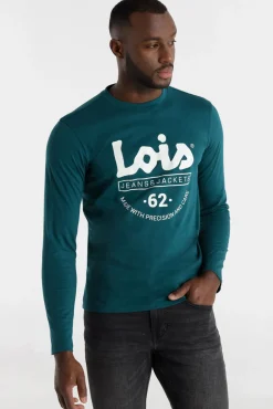 Lois T-Shirts-T-shirt manga comprida verde