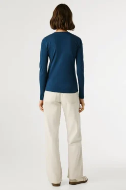 Pepe Jeans T-Shirts-T-shirt manga comprida azul