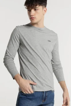 Lois T-Shirts-T-shirt manga comprida cinzento