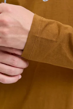 Jack & Jones T-Shirts-T-shirt manga Studio castanho