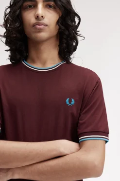 Fred Perry T-Shirts-T-shirt masculina de manga curta Granada