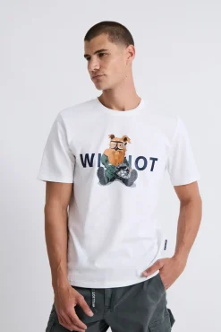 Williot T-Shirts-T-shirt piloto do Sr. Branco