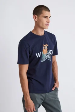 Williot T-Shirts-T-shirt piloto do Sr. Azul