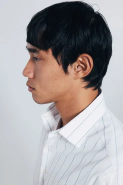 Springfield Camisas-T-shirt popelina riscas azul