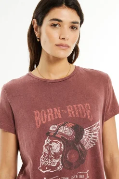 System Action T-Shirts-T-shirt posicional para motociclistas estampado