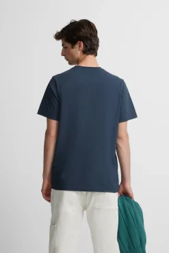 Silbon T-Shirts-T-shirt minilogo Azul