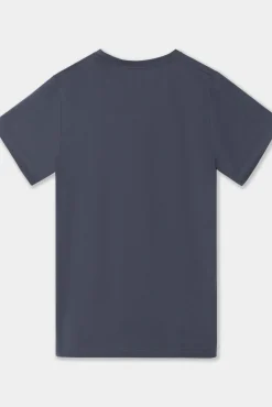 Silbon T-Shirts-T-shirt minilogo Azul