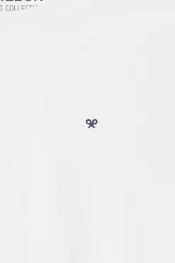 Silbon T-Shirts-T-shirt minilogo Branco