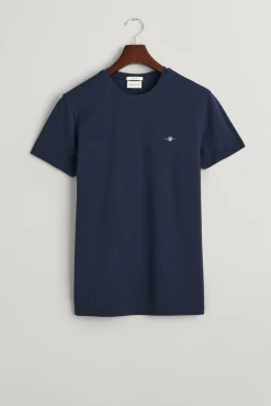 Gant T-Shirts-T-shirt slim fit Azul