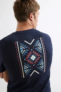 Williot T-Shirts-T-shirt étnica Azul