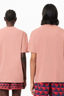 Lacoste T-Shirts-T-shirt unissexo em algodão tingida naturalmente Subiu
