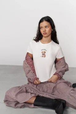 High Spirits T-Shirts-T-shirt Waggy bege