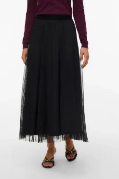 Vero Moda Saias-Tule midi de saia Preto