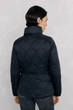 Pedro del Hierro Sobretudos|Casacos-Ultralight curto reversível Preto