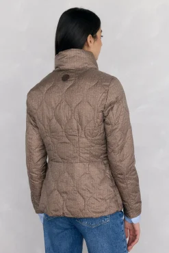 Pedro del Hierro Sobretudos|Casacos-Ultralight reversível estampado Marrom