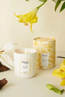Hoss Intropia Velas E Ambientadores-Vela Golden Sunset Dourado
