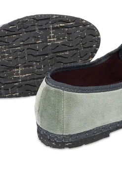 Flabelus Sabrinas|Rasos-Veludo Mary Janes Verde