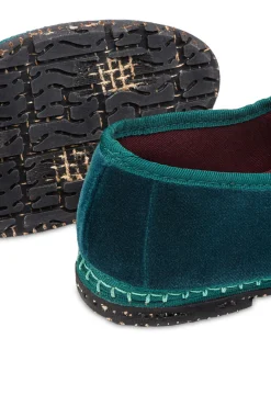 Flabelus Sabrinas|Rasos-Veludo Mary Janes Verde