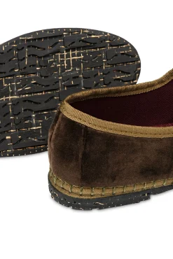 Flabelus Sabrinas|Rasos-Veludo Mary Janes Castanho