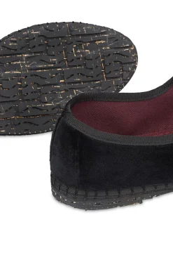 Flabelus Sabrinas|Rasos-Veludo Mary Janes Preto