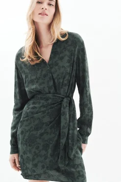 Caroll Vestidos-Vestido 100% viscose Verde