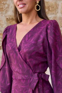 Polín Et Moi Vestidos-Vestido Buganvília Roxo