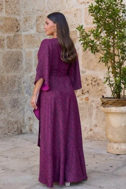 Polín Et Moi Vestidos-Vestido Buganvília Roxo