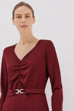 Cortefiel Vestidos-Vestido cinto Granada