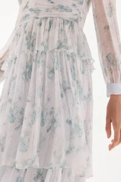 TFP by Tamara Falcó Vestidos-Vestido com babados Turquesa