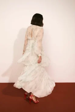 TFP by Tamara Falcó Vestidos-Vestido com babados Turquesa