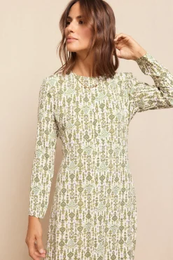 Slowlove Vestidos-Vestido comprido estampado Multicolorido