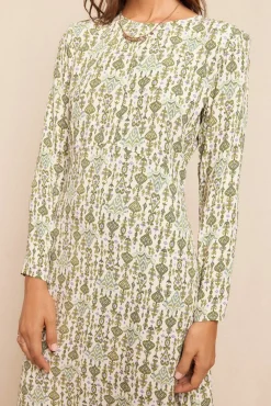 Slowlove Vestidos-Vestido comprido estampado Multicolorido