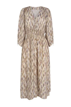 Cortefiel Vestidos-Vestido comprido estampado Multicolorido