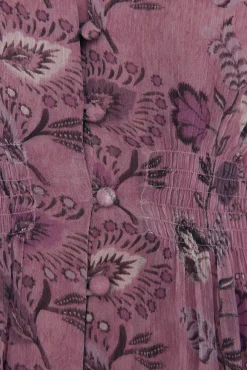 Pedro del Hierro Vestidos-Vestido comprido fluído P&uacute;rpura