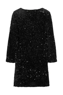 Vila Vestidos-Vestido curto com lantejoulas Preto