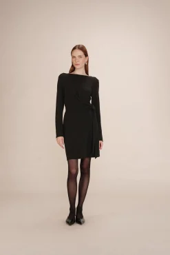 Grace & Mila Vestidos-Vestido curto de lurex Preto