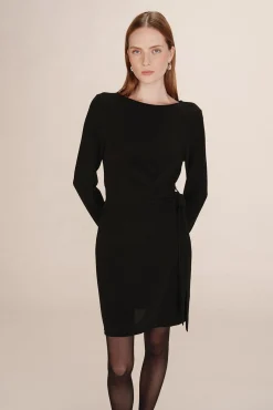 Grace & Mila Vestidos-Vestido curto de lurex Preto