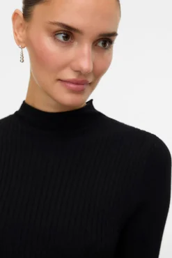 Vero Moda Vestidos-Vestido curto de malha Preto