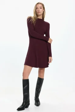 Vero Moda Vestidos-Vestido curto de malha Roxo