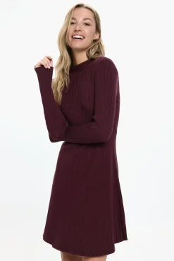 Vero Moda Vestidos-Vestido curto de malha Roxo