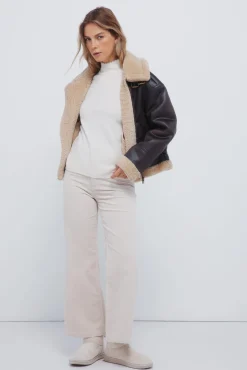 Springfield Vestidos-Vestido curto de malha vison