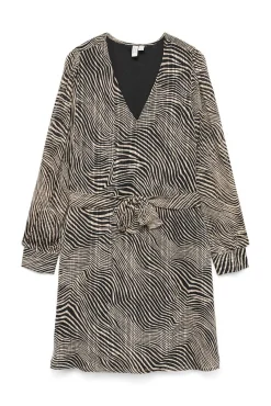 Vero Moda Vestidos-Vestido curto de manga comprida Multicolorido