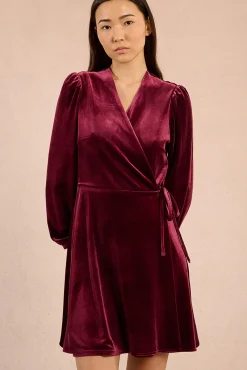 Molly Bracken Vestidos-Vestido curto de manga de manga comprida Granada