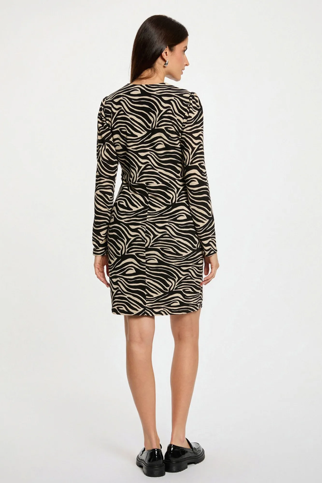 Morgan Vestidos-Vestido curto justo Multicolorido