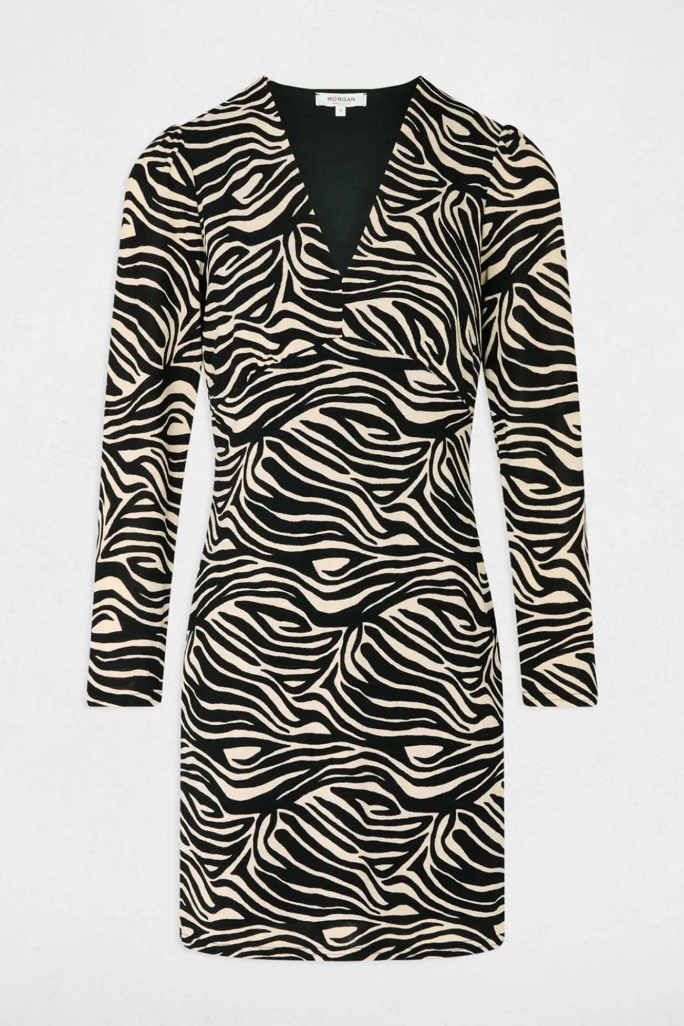 Morgan Vestidos-Vestido curto justo Multicolorido