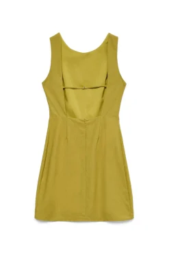 Vero Moda Vestidos-Vestido curto manga Dourado