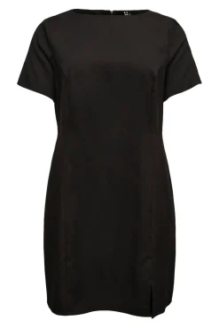 Vero Moda Curve Vestidos-Vestido curto plus size Preto