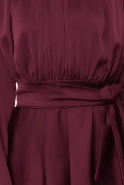 Trendyol Vestidos-Vestido de cetim cru