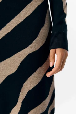 Object Vestidos-Vestido de malha estampado Multicolorido